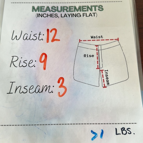 CX.J by Justice | 2 Piece Active Wear Shorts Multi Color w/ Metallic | Size14/16 - Picture 9 of 9